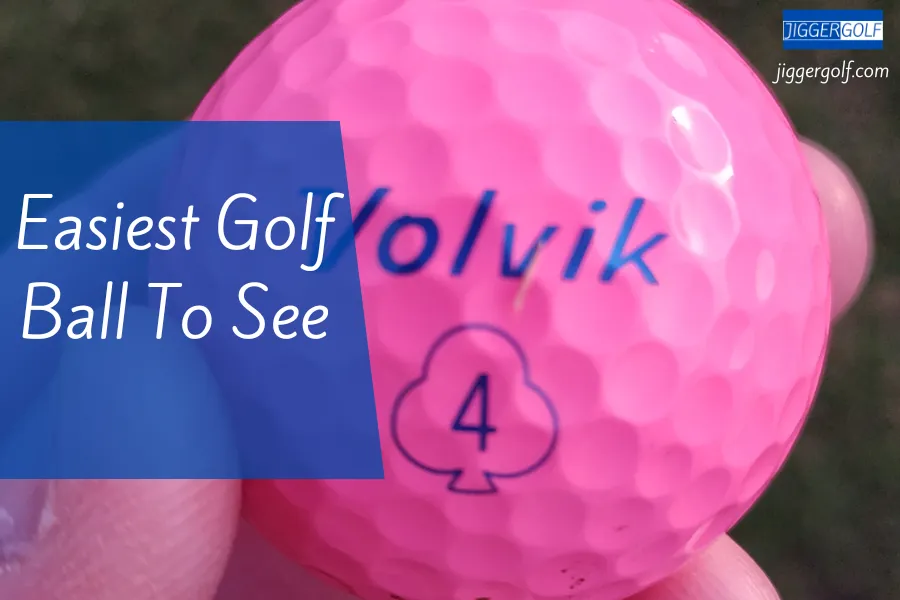 Easiest Golf Ball To See